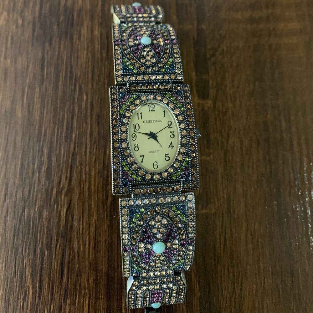 Heidi Daus Vintage Deco Watch